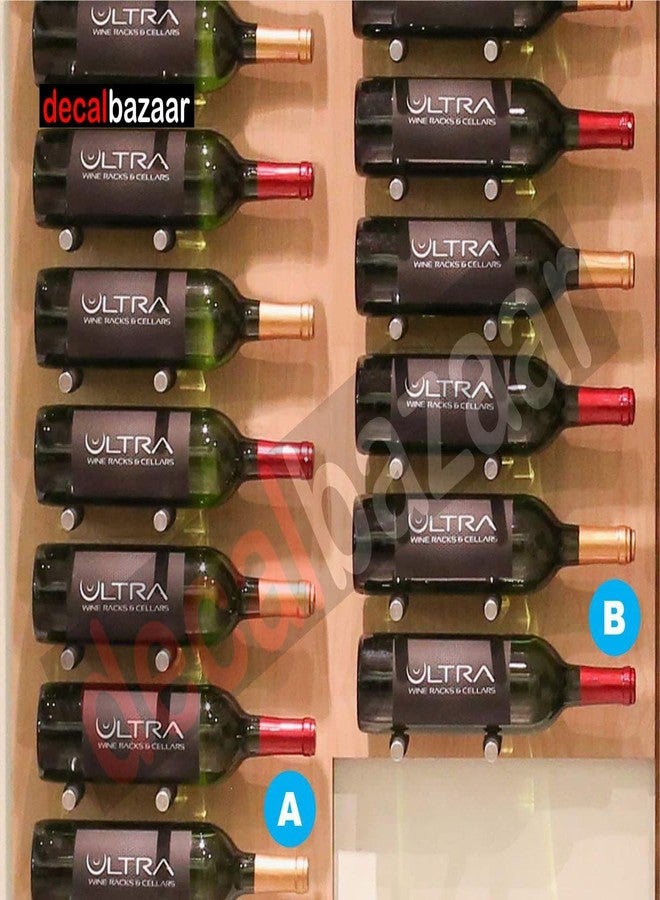 Decalbazaar A to Z Alphabet Round Letter Labels (Set 2), Vinyl Glossy Finish, 2 Inch, Sky Blue, Indoor Outdoor Use - Image 5